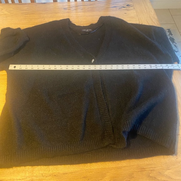 Lane Bryant Soft Diamond Button Cardigan 3/4 Sleeve Black Women’s 25/28 Preloved - Picture 5 of 8
